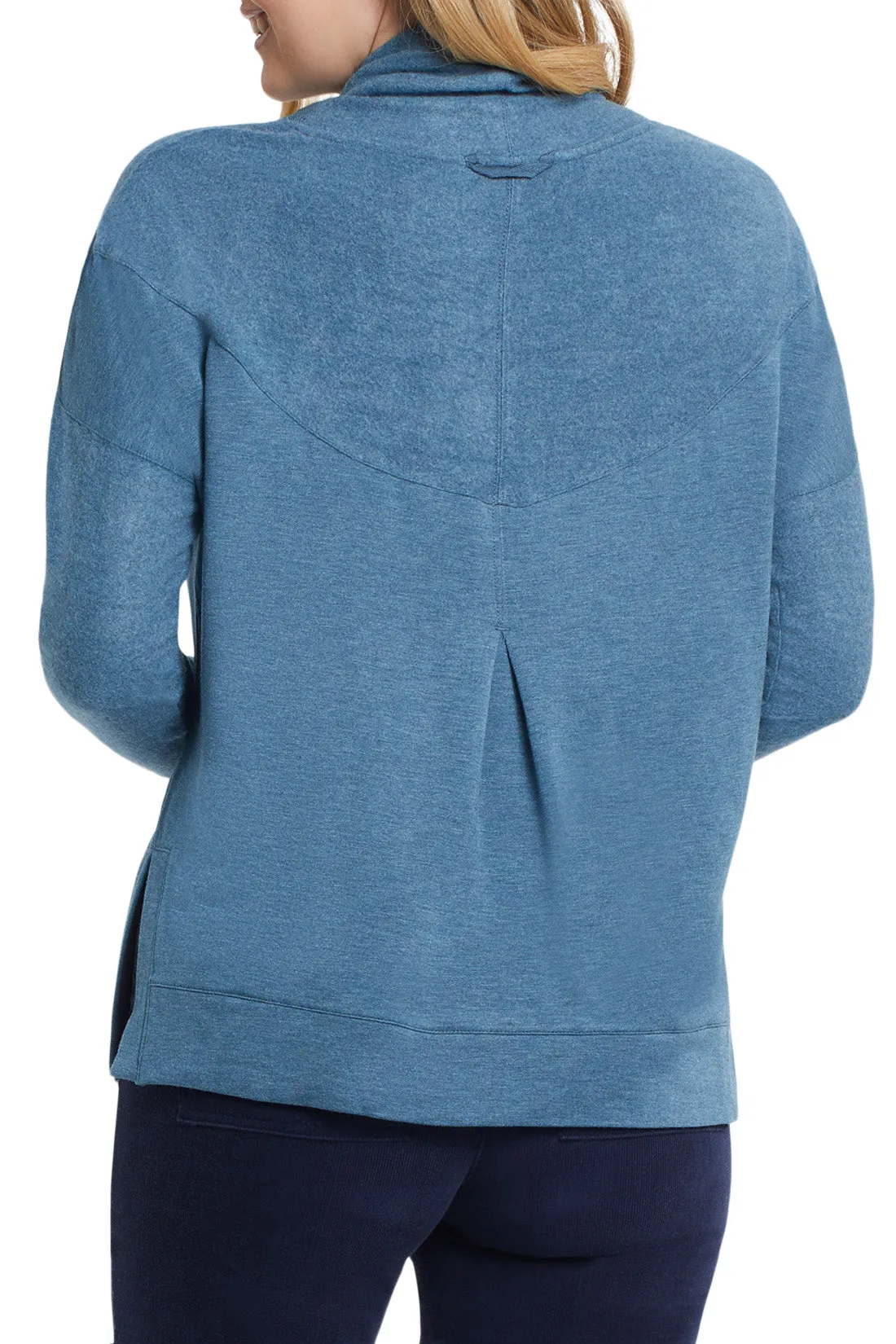 Tribal 4760O - L/S Top W/Side Slits - Colour Tapestry
