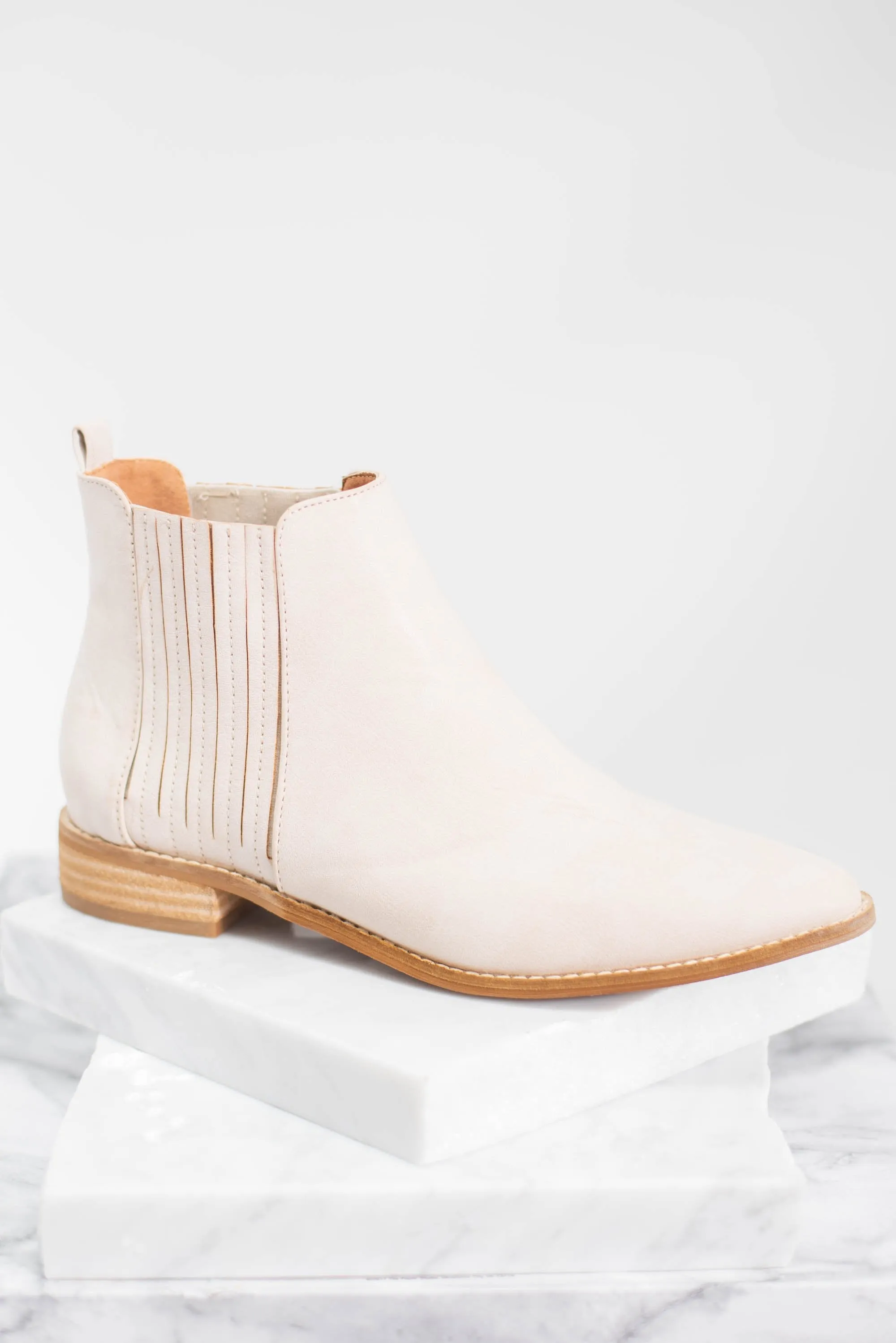 What A Stunner White Booties